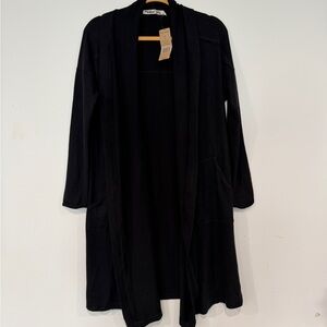 Michael Stars Madison Brush Black Cardigan